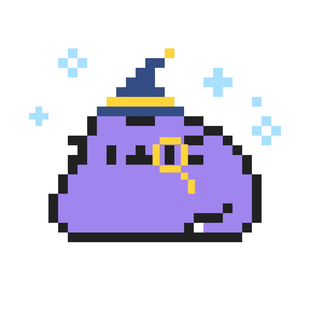 Kater Fantasy — purple wizard with monocle